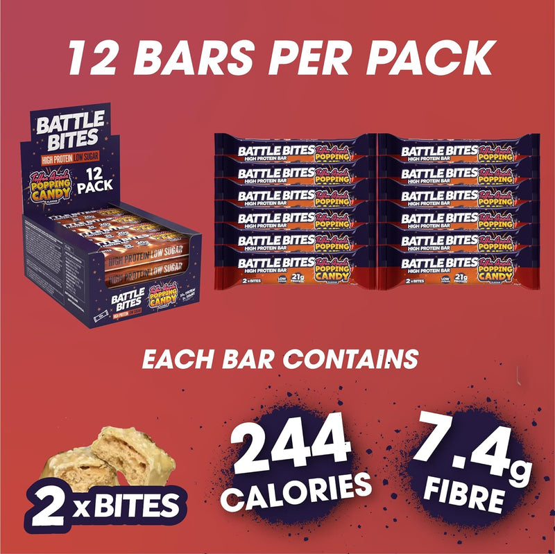 Battle Bites Hi Protein Bar 12x62g