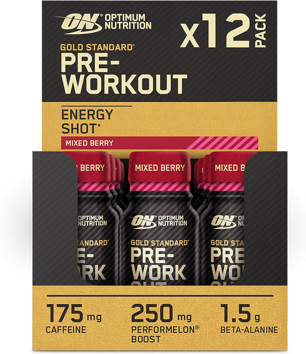 Optimum Nutrition Gold Standard Pre Workout Shot 12x60ml