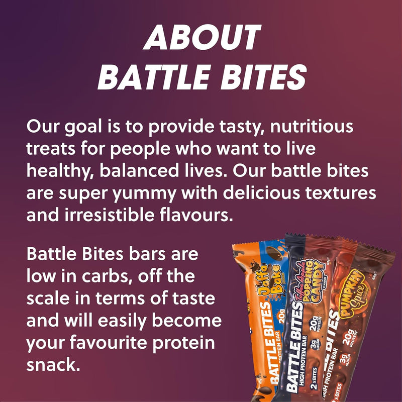 Battle Bites Hi Protein Bar 12x62g