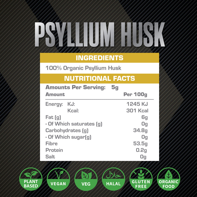 XCelerate Nutrition Psyllium Husk Powder