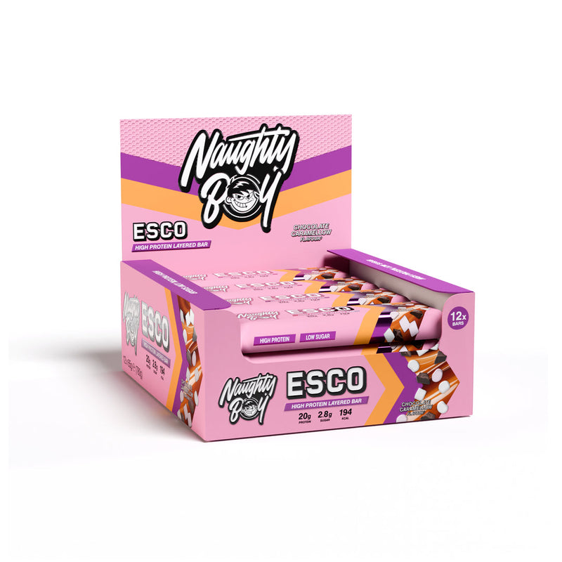 Naughty Boy Lifestyle ESCO Protein Bar 12x65g