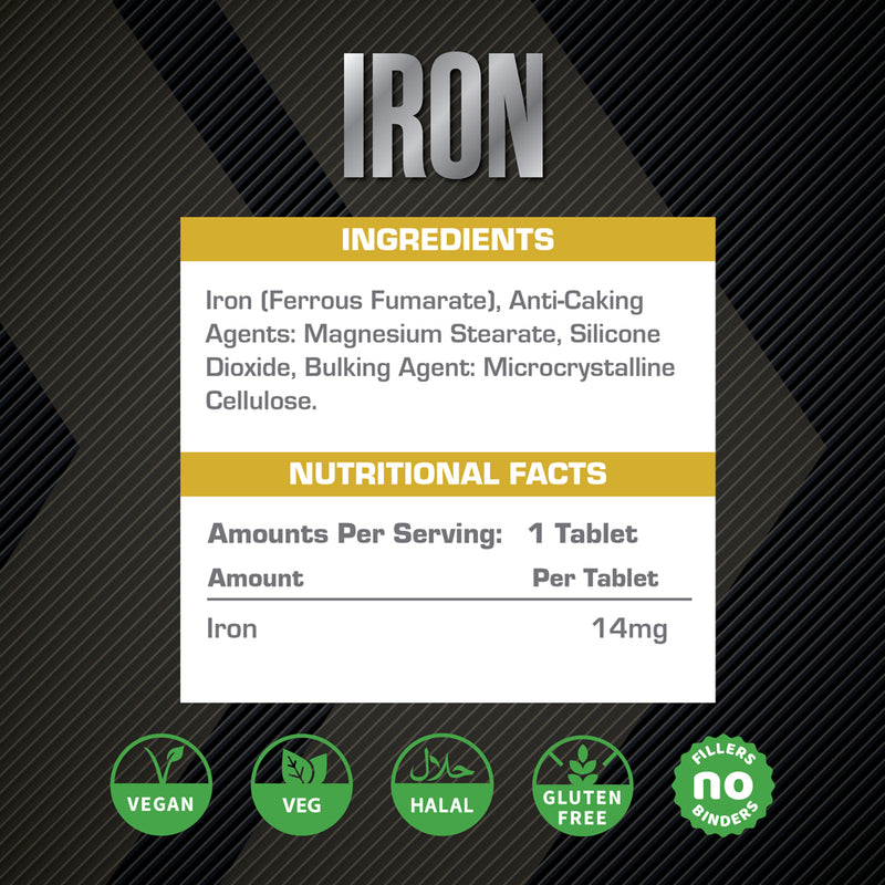 XCelerate Nutrition Iron 14Mg - Tablets