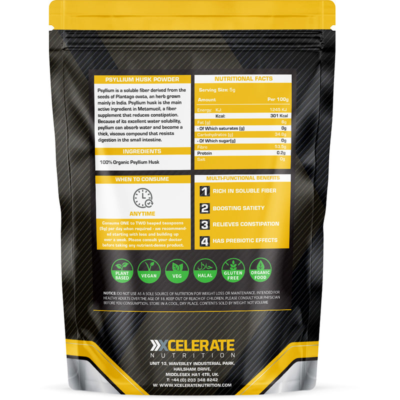 XCelerate Nutrition Psyllium Husk Powder