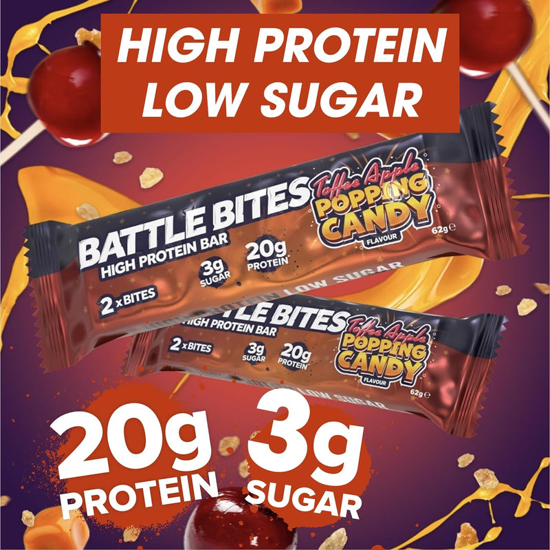 Battle Bites Hi Protein Bar 12x62g