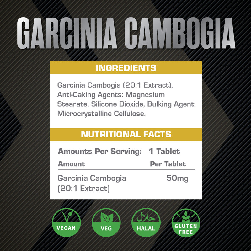 XCelerate Nutrition Garcinia Cambogia Tablets