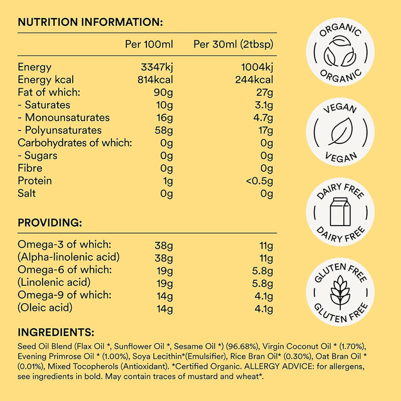 Udo's Choice Ultimate Oil Blend Organic 250ml