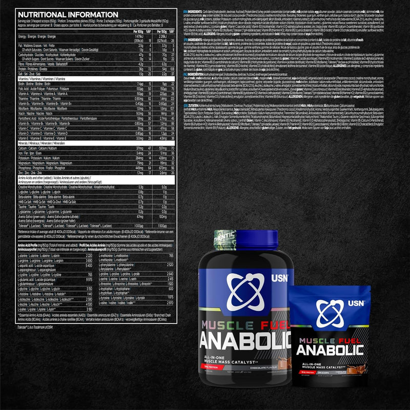 USN Muscle Fuel Anabolic 2kg Powder