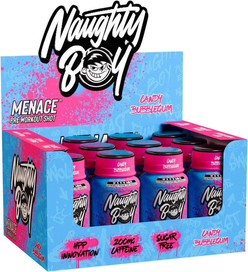 Naughty Boy Lifestyle Menace Pre-Workout Shot 12x60ml