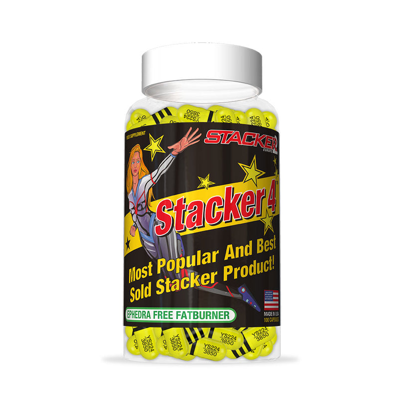 Stacker2 Europe Stacker 4 Ephedra Free Fat Burner Capsules