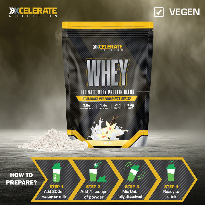 XCelerate Nutrition Whey Protein Powder