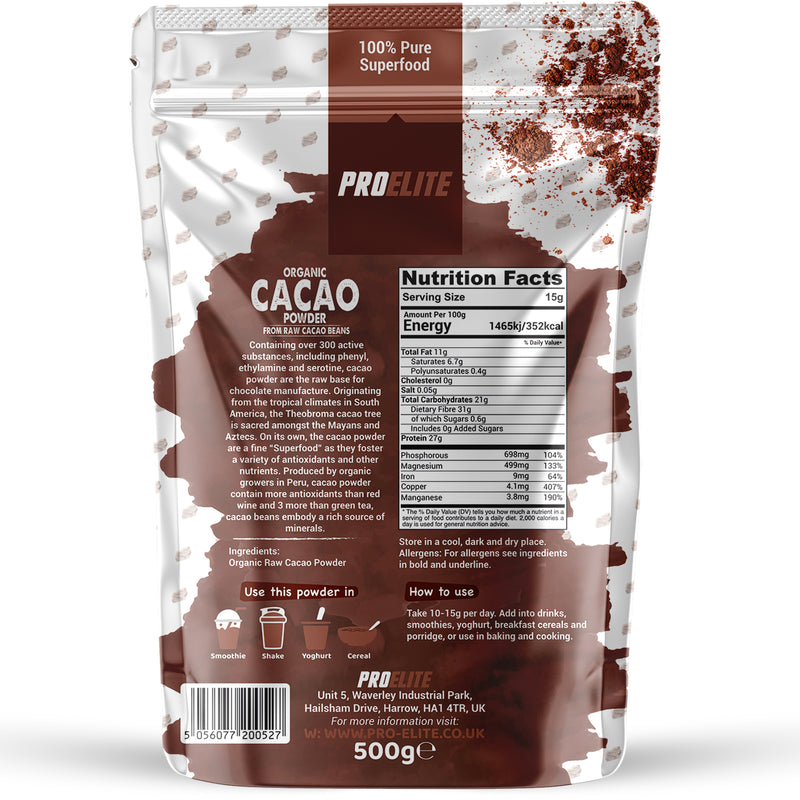 PROELITE Organic Cacao Powder