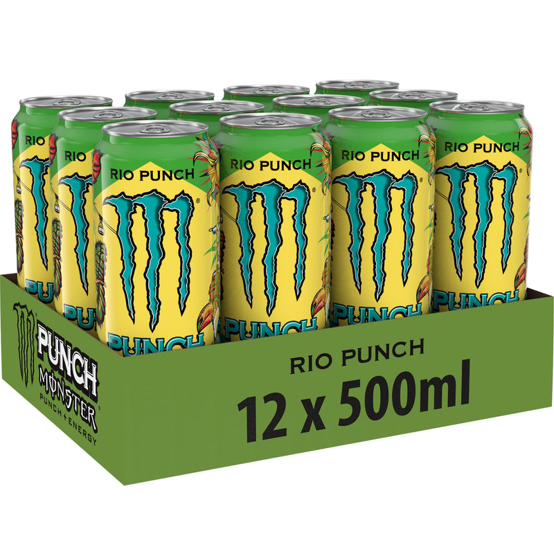 Monster Energy Drinks 12x500ml