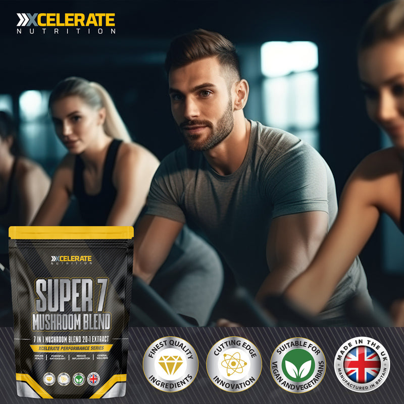 XCelerate Nutrition Super 7 Mushroom Blend Capsules