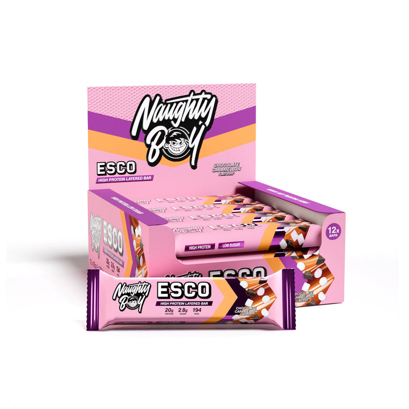 Naughty Boy Lifestyle ESCO Protein Bar 12x65g