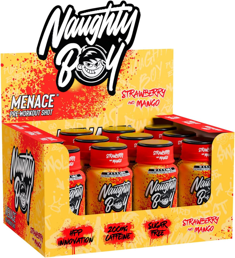 Naughty Boy Lifestyle Menace Pre-Workout Shot 12x60ml