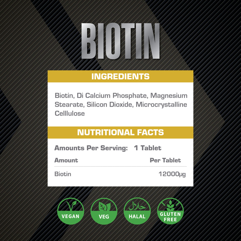 Xcelerate Biotin Tablets