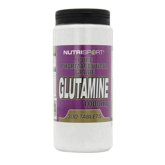 Nutrisport Glutamine 300 Tablets-Amino Acids-londonsupps