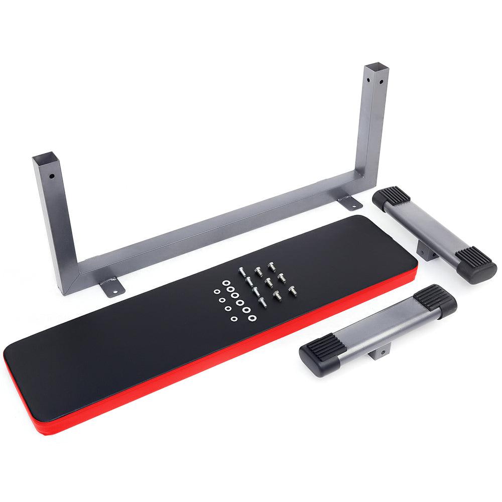 Buy TnP Accessories Flat Bench Black Red Elite Supplements